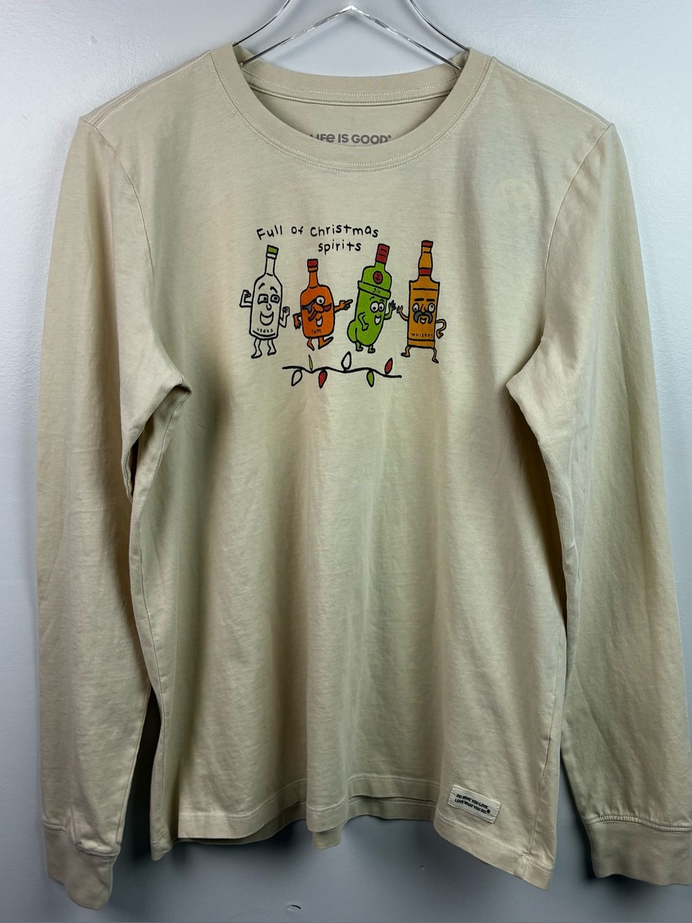Life is Good “Full of Christmas Spirit” Long Sleeve Crusher Tee